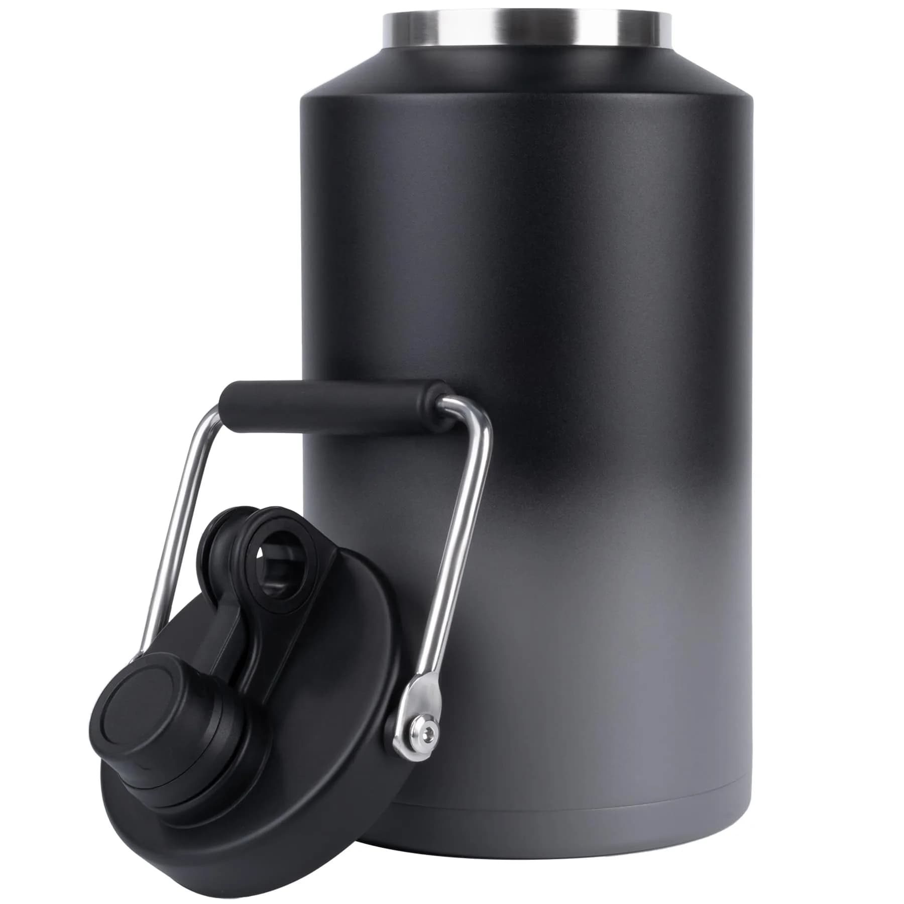 Kerilyn Insulated Gallon Jug with Handle, 3785ml (128oz) Stainless Steel | Grey Gradient