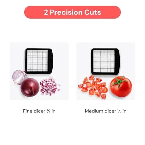 Fullstar Pro Original Vegetable Chopper Kitchen Prep Tool | 5-Cup Capacity, 420 Stainless Steel Blades thumbnail 4