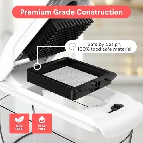 Fullstar Pro Original Vegetable Chopper Kitchen Prep Tool | 5-Cup Capacity, 420 Stainless Steel Blades thumbnail 5