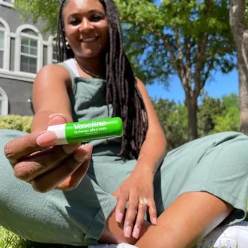 Vaseline Lip Therapy Care Aloe Fresh Lip Balm 0.16 Oz | Nourishes & Softens Lips thumbnail 8