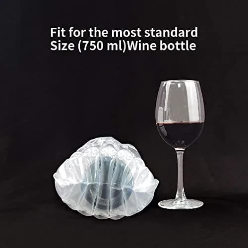 Conilly Inflatable Wine Bottle Protector Bags with Pump - 35 Pack - Reusable Air Column Packaging for Travel thumbnail 6