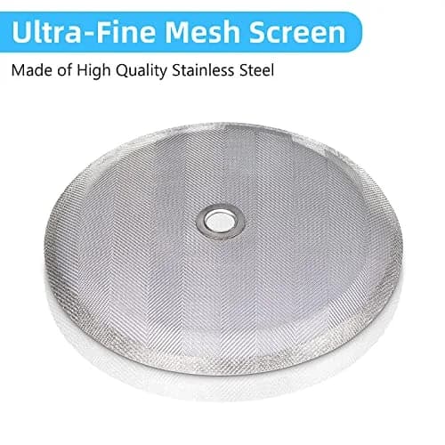 Attsky French Press Filter Replacement, 4 Pack, 4 Inch Stainless Steel Mesh | High Filtration & Reusable thumbnail 6