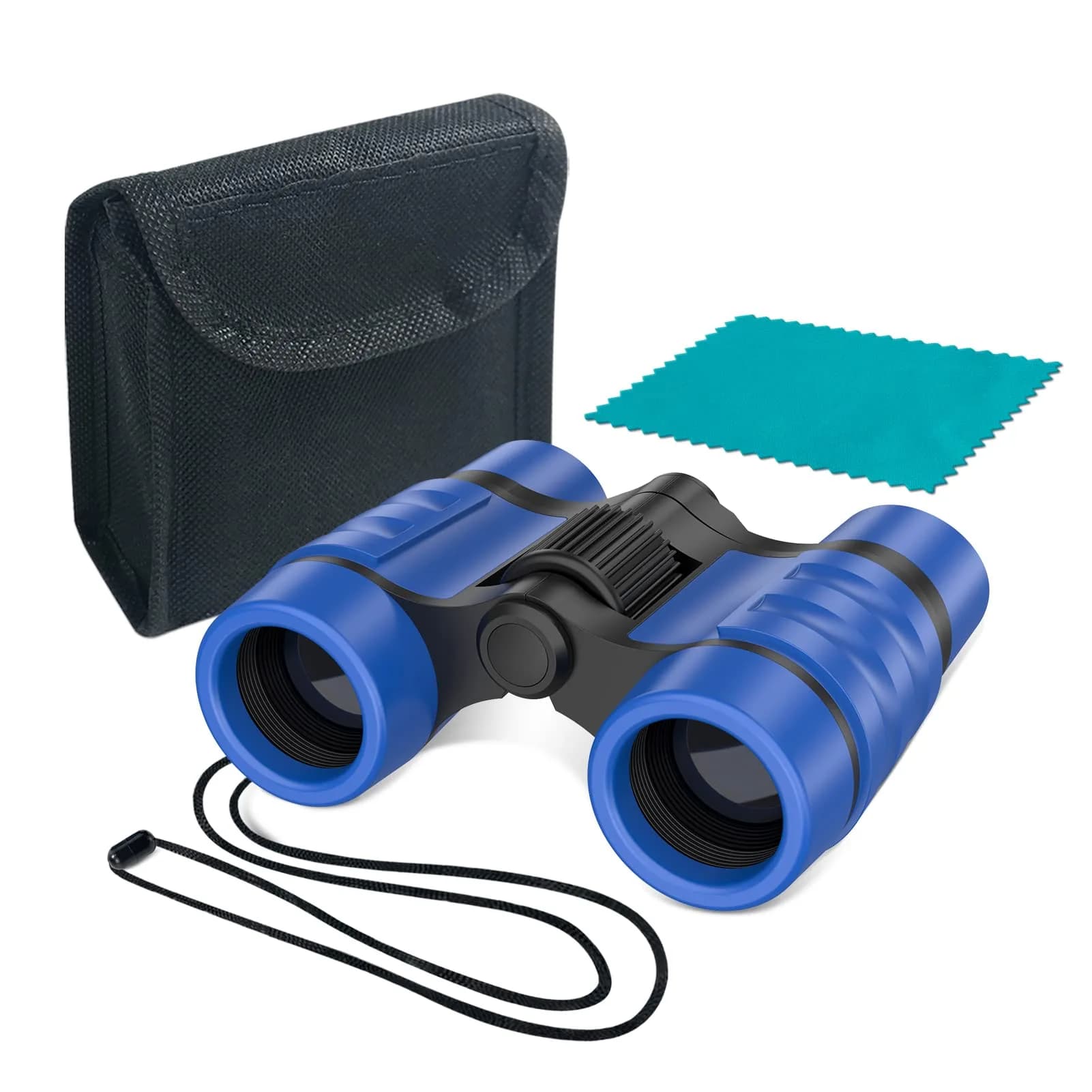 ESSENSON Dark Blue Binoculars for Kids | 4x30mm Shockproof Outdoor Toy for Ages 3-12 - main product image