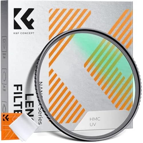 K&F CONCEPT 55mm MCUV Lens Protection Filter Ultra Slim 18 Multi-Coating | UV Filter for Camera Lenses thumbnail 1