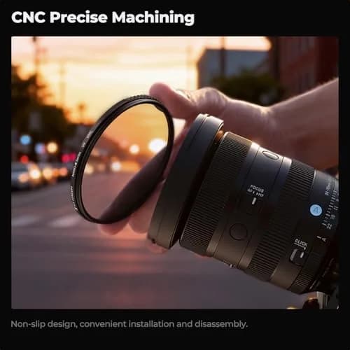 K&F CONCEPT 55mm MCUV Lens Protection Filter Ultra Slim 18 Multi-Coating | UV Filter for Camera Lenses thumbnail 7