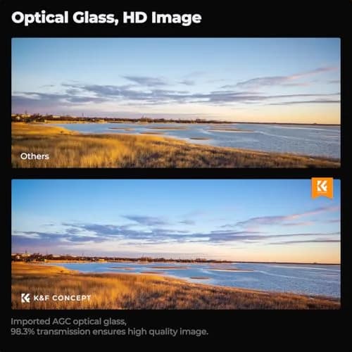K&F CONCEPT 55mm MCUV Lens Protection Filter Ultra Slim 18 Multi-Coating | UV Filter for Camera Lenses thumbnail 3