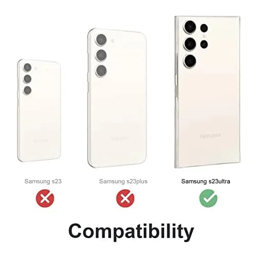 Lunivop Heavy Duty Metal Case for Samsung Galaxy S23 Ultra | Built-in Screen Protector & Kickstand thumbnail 3
