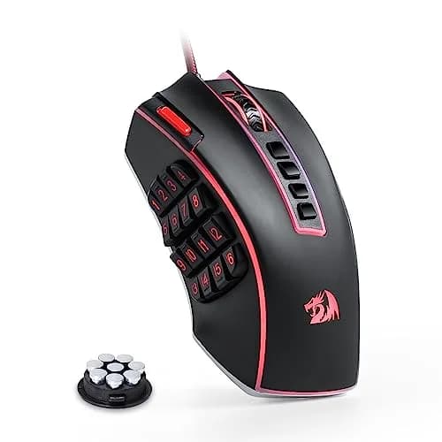 Redragon M990 Wired RGB MMO Gaming Mouse 32000 DPI with Weight Tuning | 23 Programmable Buttons thumbnail 1