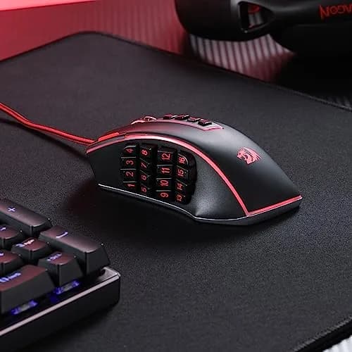 Redragon M990 Wired RGB MMO Gaming Mouse 32000 DPI with Weight Tuning | 23 Programmable Buttons thumbnail 8