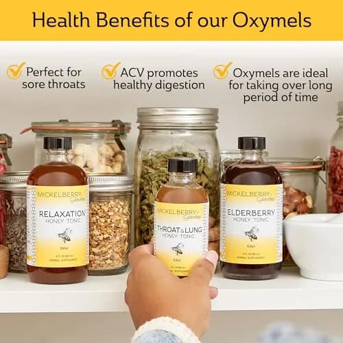 Mickelberry Gardens Throat Lung Honey Tonic 8oz 2 Pack | Natural Sore Throat Relief & Immune Support thumbnail 5