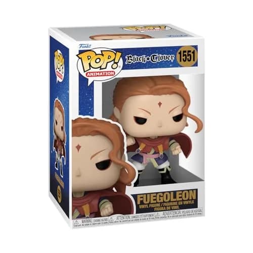 Funko POP! Animation: Black Clover - Fuegoleon Vermillion Vinyl Figure 9.5cm (3.75") | Official Anime Collectible - main product image