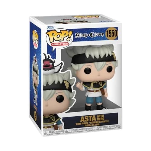 Funko POP! Animation Asta with Nero Vinyl Figure 11.9 cm (4.7 inches) | Officially Licensed Anime Collectible thumbnail 1