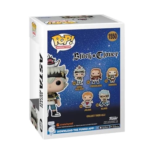 Funko POP! Animation Asta with Nero Vinyl Figure 11.9 cm (4.7 inches) | Officially Licensed Anime Collectible thumbnail 3