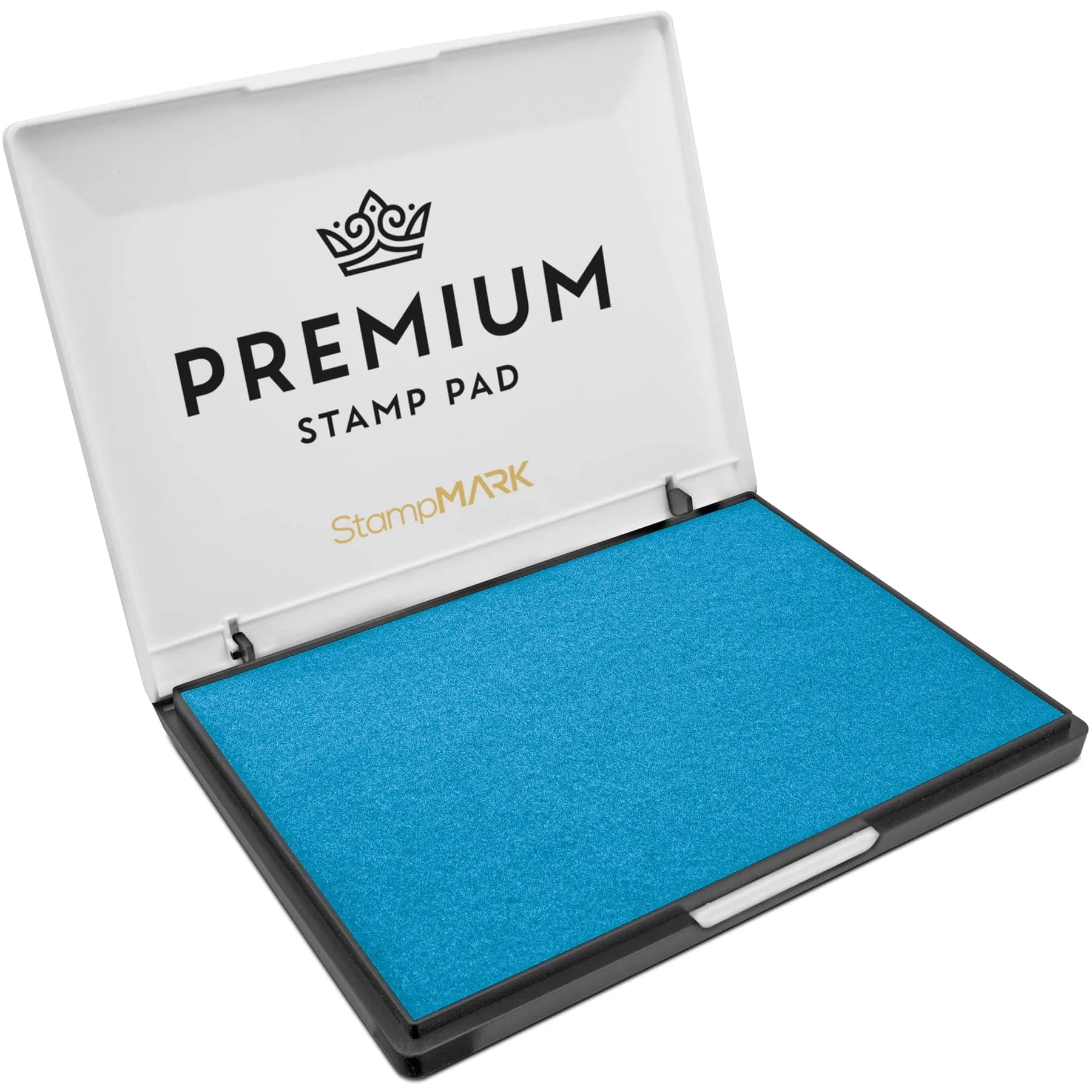 StampMark Premium Stamp Pad Extra Large Size 6" x 8" (148mm x 210mm) - Light Blue Ink