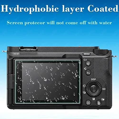 ULBTER Tempered Glass Screen Protector for Sony Alpha A7C II A6700 ZV-E1 Cameras & Hot Shoe Cover | 3+2 Pack, 0.3mm 9H Hardness thumbnail 7