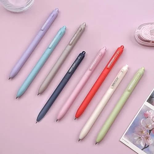 WRITECH Gel Pens Fine Point 0.5mm Multicolor Ink 8ct | Smooth Writing thumbnail 6