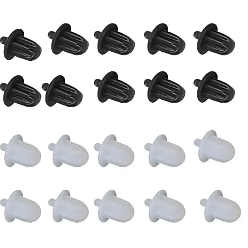 Sopepoyie 6.35mm Dust Cover | Silicone Anti Dust Plug for PC, AV Equipment & Microphone (14x10mm, Black+Transparent) thumbnail 1