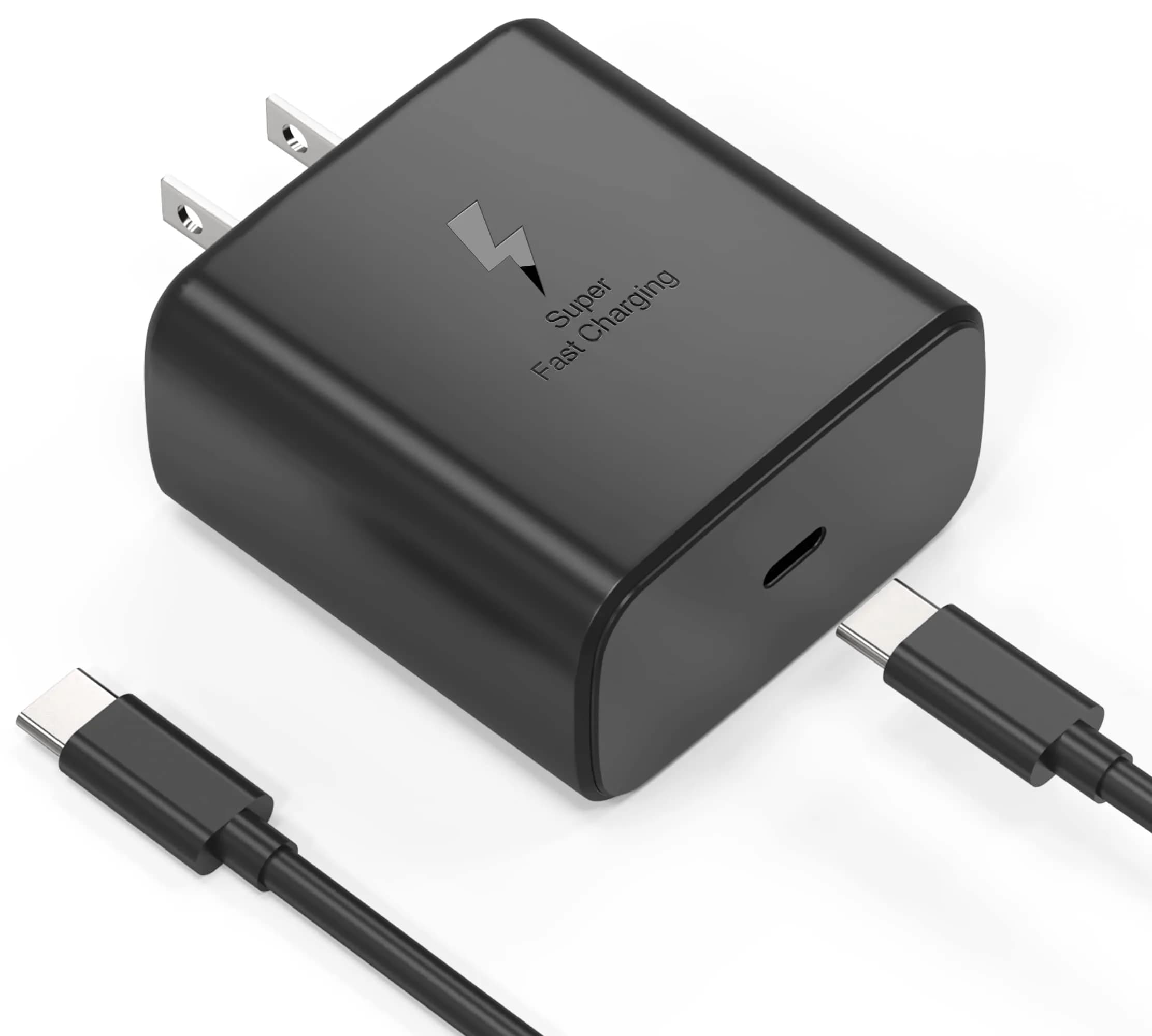 PIOEVTKA 45W USB C Fast Charger with 6ft Cable | Rapid Android & Samsung Power