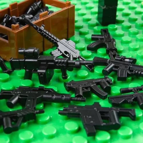 HIMIRICH Weapons Pack Military Toy Set Building Blocks 10 PCS | Compatible with Major Brand thumbnail 4