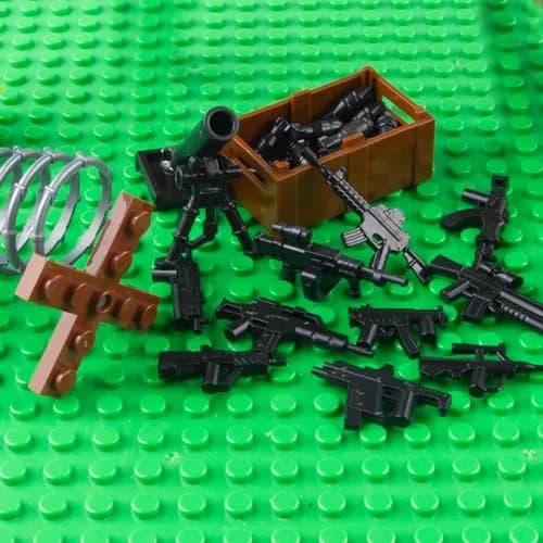 HIMIRICH Weapons Pack Military Toy Set Building Blocks 10 PCS | Compatible with Major Brand thumbnail 5