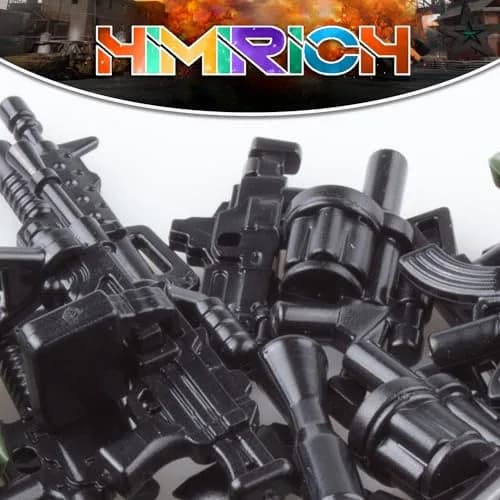 HIMIRICH Weapons Pack Military Toy Set Building Blocks 10 PCS | Compatible with Major Brand thumbnail 3