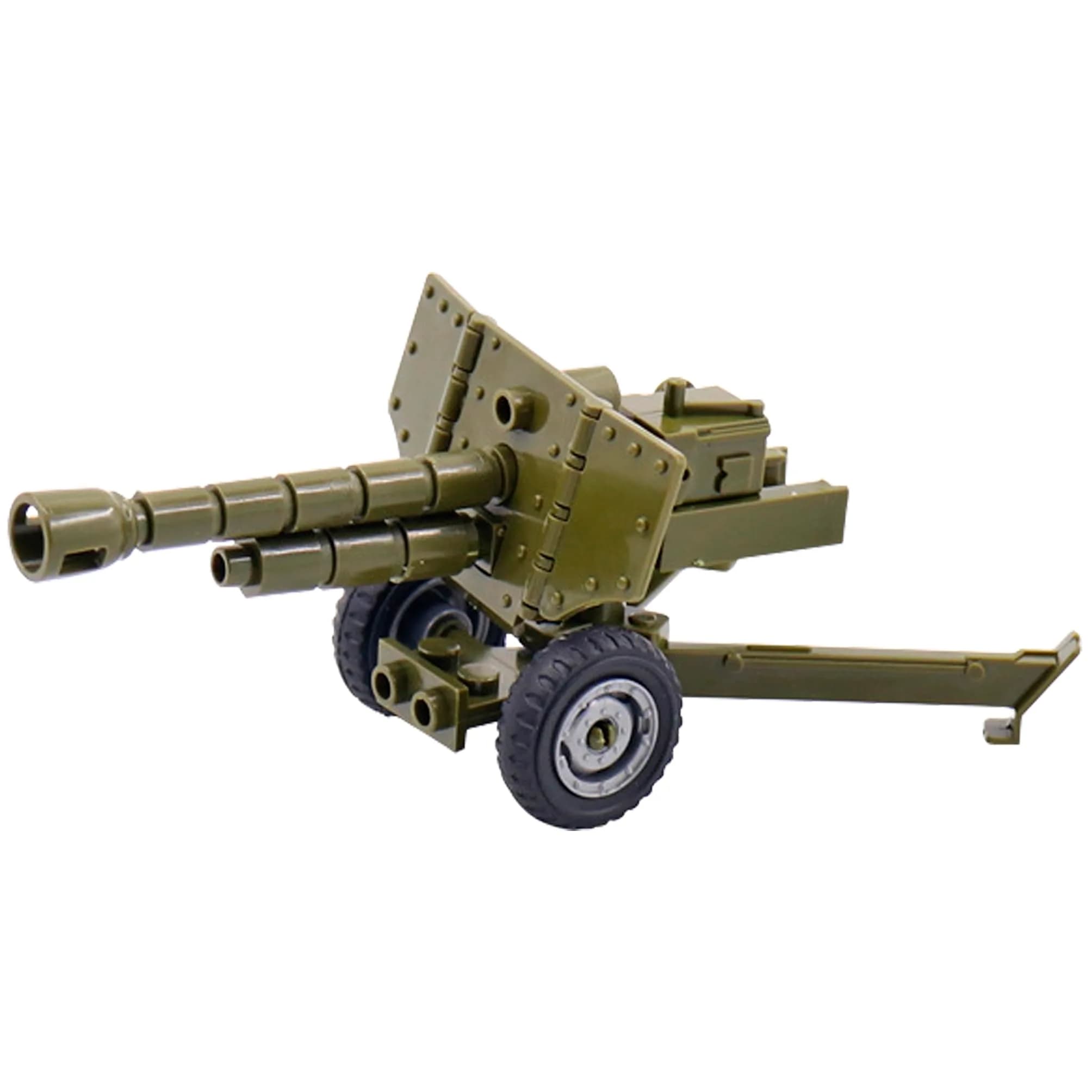 HIMIRICH Weapons Pack Military Toy Set Building Blocks 1 PC-Howitzer | Army Equipment Gear Kit for Kids — Black