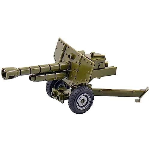 HIMIRICH Weapons Pack Military Toy Set Building Blocks 1 PC-Howitzer | Army Equipment Gear Kit for Kids thumbnail 1