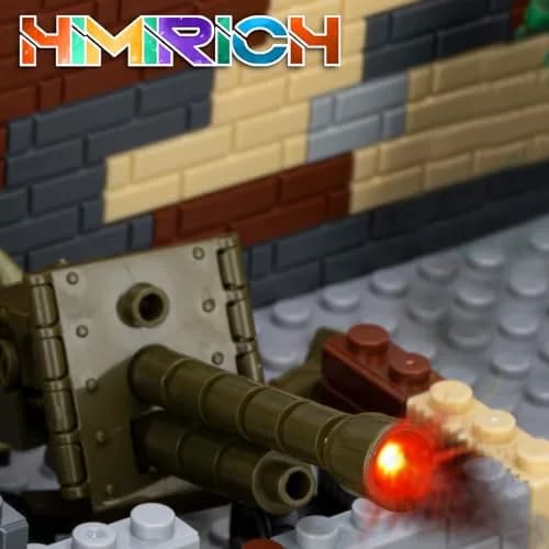 HIMIRICH Weapons Pack Military Toy Set Building Blocks 1 PC-Howitzer | Army Equipment Gear Kit for Kids thumbnail 6
