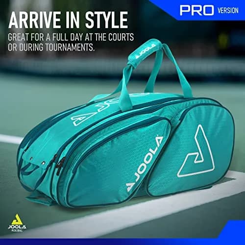 JOOLA Tour Elite Pro Pickleball Bag – Backpack & Duffle Bag for Paddles & Accessories, Thermal Insulated Pockets, Holds 4+ Paddles, Fence Hook thumbnail 4