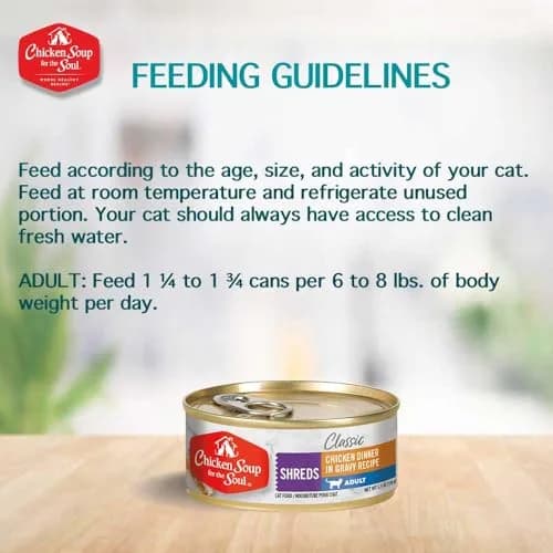 Chicken Soup for The Soul All Natural Premium Adult Wet Cat Food, 5.5oz (Pack of 24) | Real Meat First Ingredient thumbnail 4