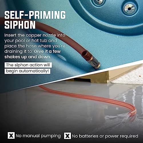 FlowPro Self-Priming Shaker Siphon Hose 1” x 10’ | Gas & Water Transfer Pump (100-120 chars) thumbnail 3