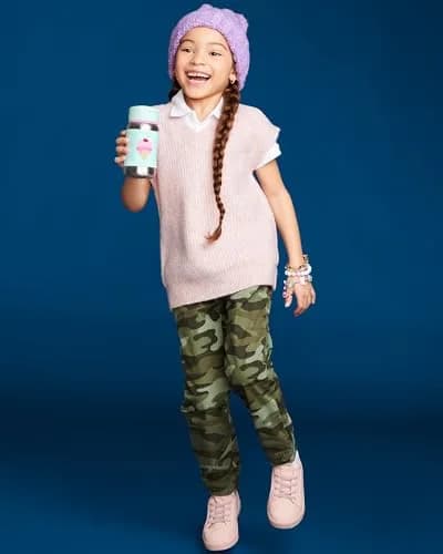 Skip Hop Toddler Sippy Cup with Straw, Sparks Stainless Steel Bottle, Ice Cream | Keeps Drinks Cool & Safe for Little Hands thumbnail 5