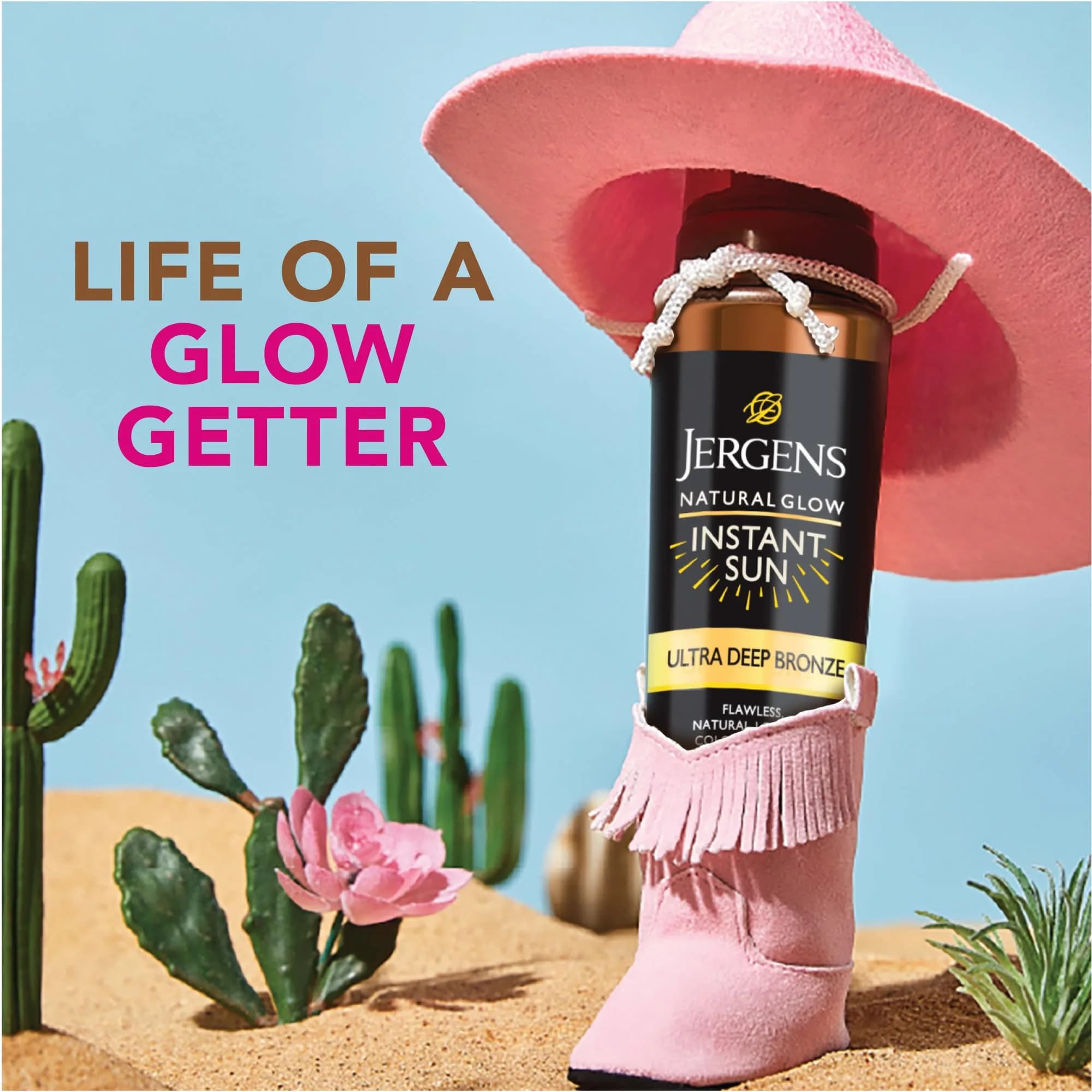Jergens Natural Glow Instant Sun Body Mousse, Ultra Deep Bronze, 360ml (12 Fl Oz) | Streak-Free Tan - view 7