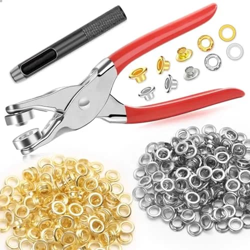 PAXCOO Grommet Tool Kit 1/2 Inch | Light Duty Eyelet Kit for Leather & Crafts thumbnail 1