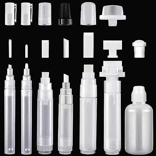 Kisston Refillable Paint Pen Set | 3-30mm Acrylic Markers for DIY & Art (70-120 chars) thumbnail 1