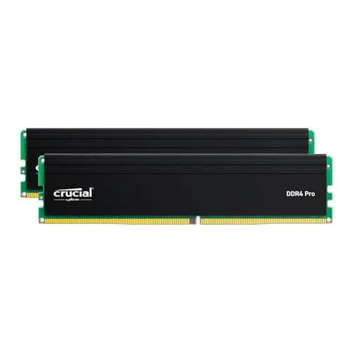 Crucial Pro 64GB DDR4 RAM Kit (2x32GB) 3200MHz | High-Performance Desktop Memory thumbnail 1