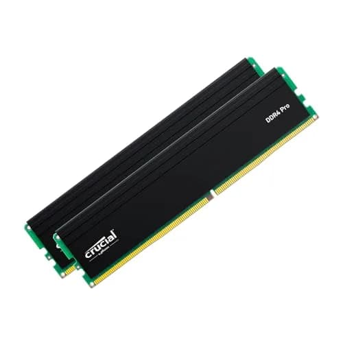 Crucial Pro 64GB DDR4 RAM Kit (2x32GB) 3200MHz | High-Performance Desktop Memory thumbnail 3