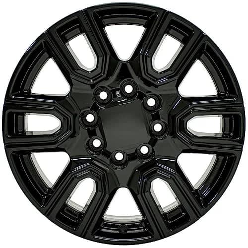 OE Wheels CV96B 20x8.5 Gloss Black Rim | 8x180 Bolt Pattern, 47ET Offset, Aluminum (70-120 chars) thumbnail 2