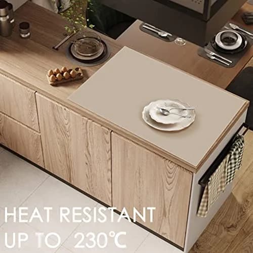 QPIX DIGITAL Extra Large Silicone Mat 70cm x 50cm (27.6'' x 19.7'') | Heat-Resistant, BPA-Free Kitchen Counter Protector thumbnail 4