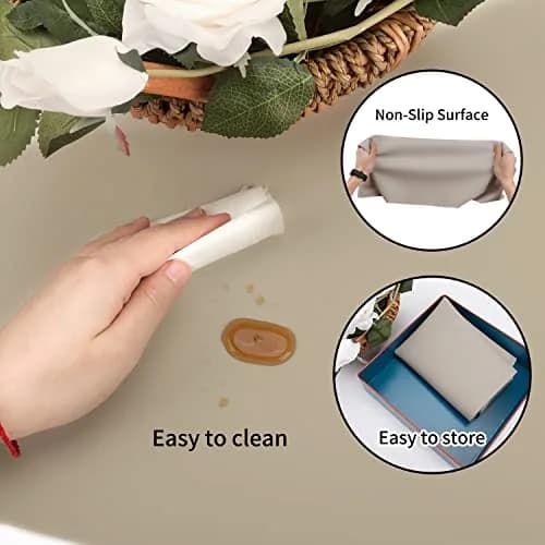QPIX DIGITAL Extra Large Silicone Mat 70cm x 50cm (27.6'' x 19.7'') | Heat-Resistant, BPA-Free Kitchen Counter Protector thumbnail 6