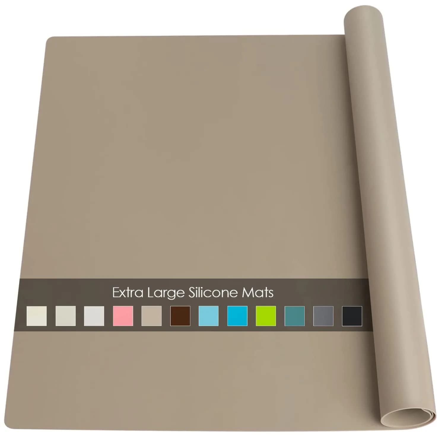 QPIX DIGITAL Extra Large Silicone Mat 60cm x 40cm | Heat Resistant Countertop Protector