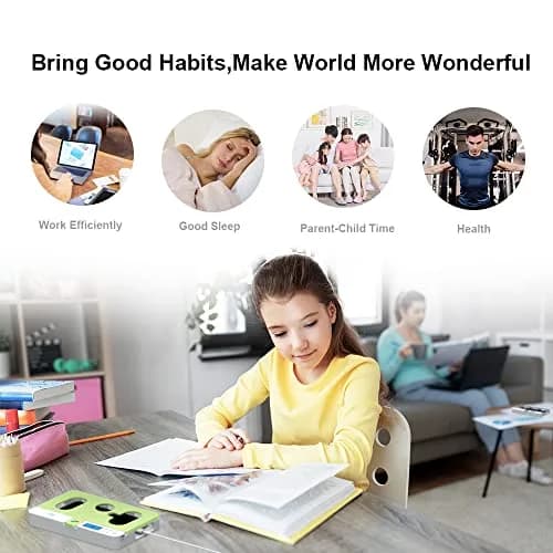 ySky Portable Phone Lock Box with Timer Green | Internal Size 18.3 x 8.7 x 1.5cm (7.2 x 3.4 x 0.59inch) thumbnail 4