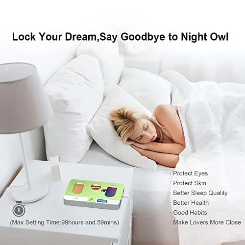 ySky Portable Phone Lock Box with Timer Green | Internal Size 18.3 x 8.7 x 1.5cm (7.2 x 3.4 x 0.59inch) thumbnail 8