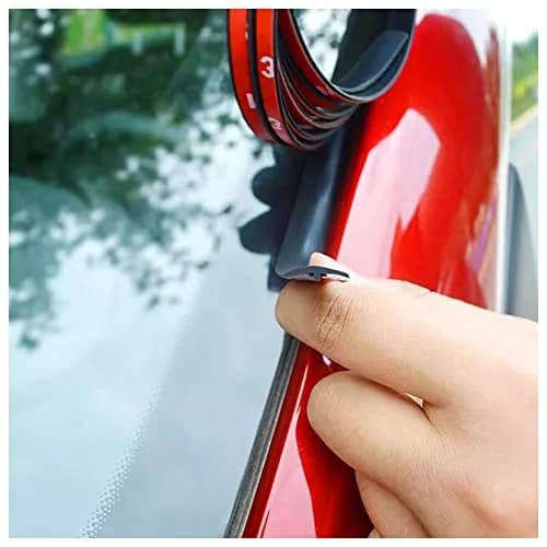 Turcee T-Car Weather Stripping Seal 7.16 m (23.5 Ft) | Reduces Wind Noise & Dust Ingress thumbnail 1