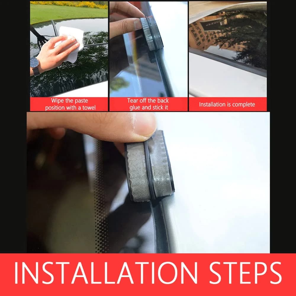 Turcee T-Car Weather Stripping Seal 7.16 m (23.5 Ft) | Reduces Wind Noise & Dust Ingress - view 6