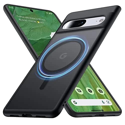 FNDMIL Magnetic Case for Google Pixel 7 (6.3-inch) | Translucent Matte Black thumbnail 1