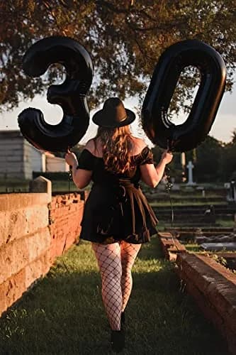Mluchee Black Number 1 Balloon 40 Inch | Birthday Party Decorations for Adults thumbnail 7