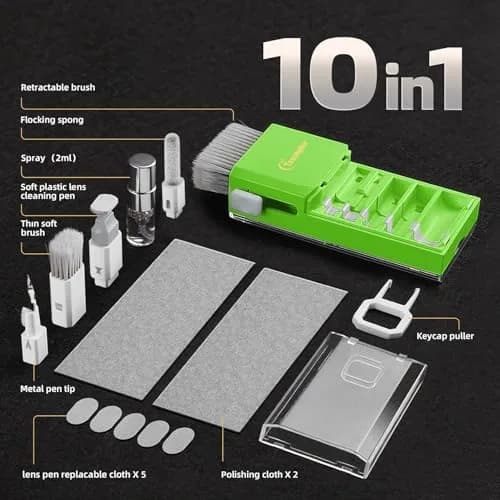Tassmpitor All-in-1 Keyboard Cleaner Laptop Cleaning Kit | Deep Device & Screen Cleaning Tools thumbnail 7