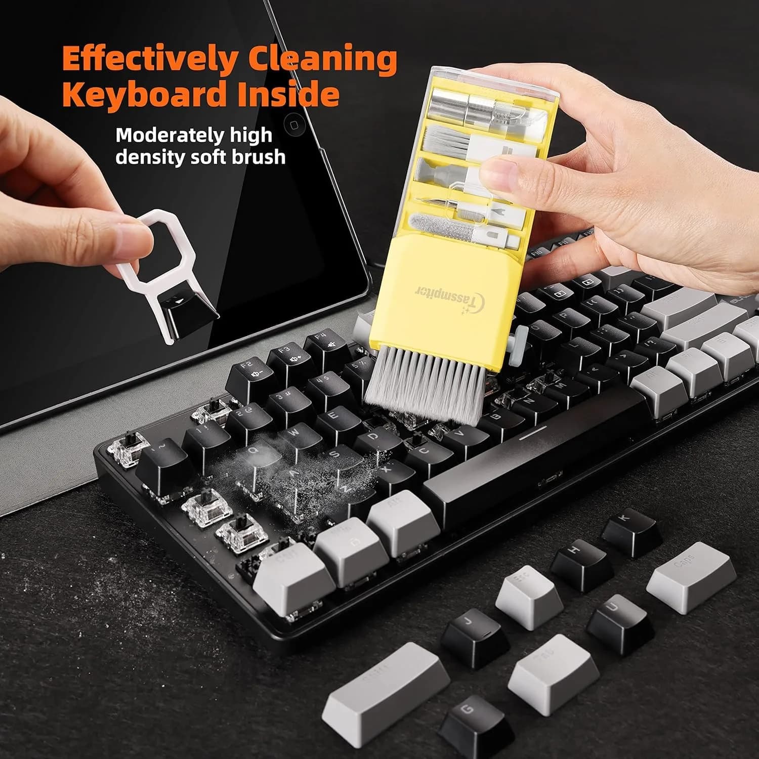 Tassmpitor All-in-1 Keyboard Cleaner Laptop Cleaning Kit | Deep Device & Screen Cleaning Tools thumbnail 2