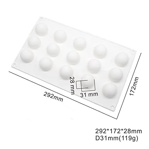mostsom Fruit Shape Silicone Mold 29.67cm (11.68x6.84x1.12 inch) | Food Grade Baking & Dessert Mould thumbnail 4